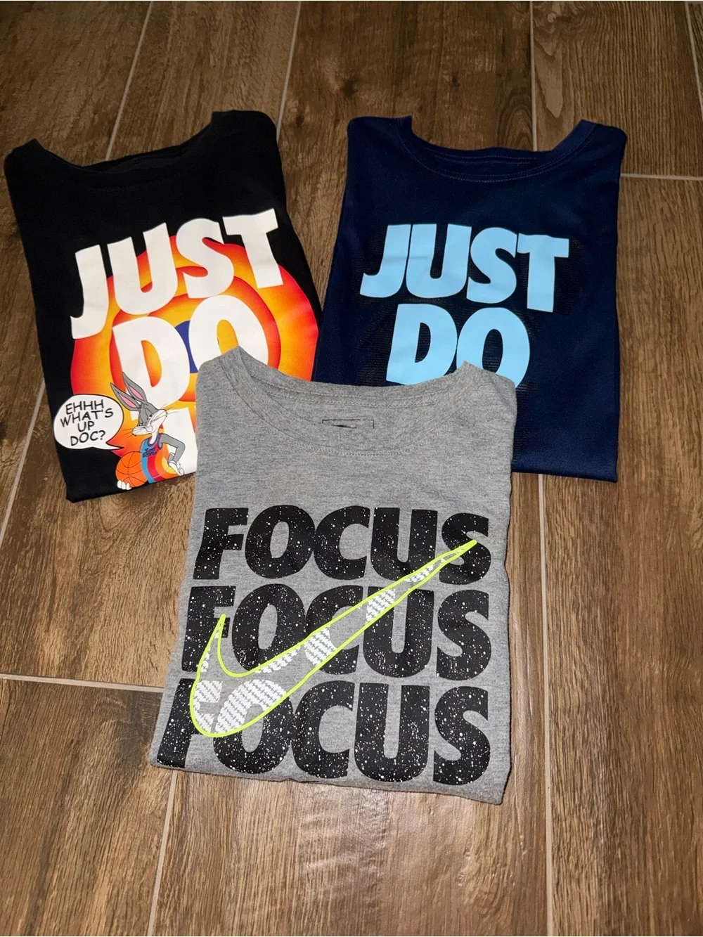 Nike Kids' Grey 'Focus' Graphic Tee - Grey